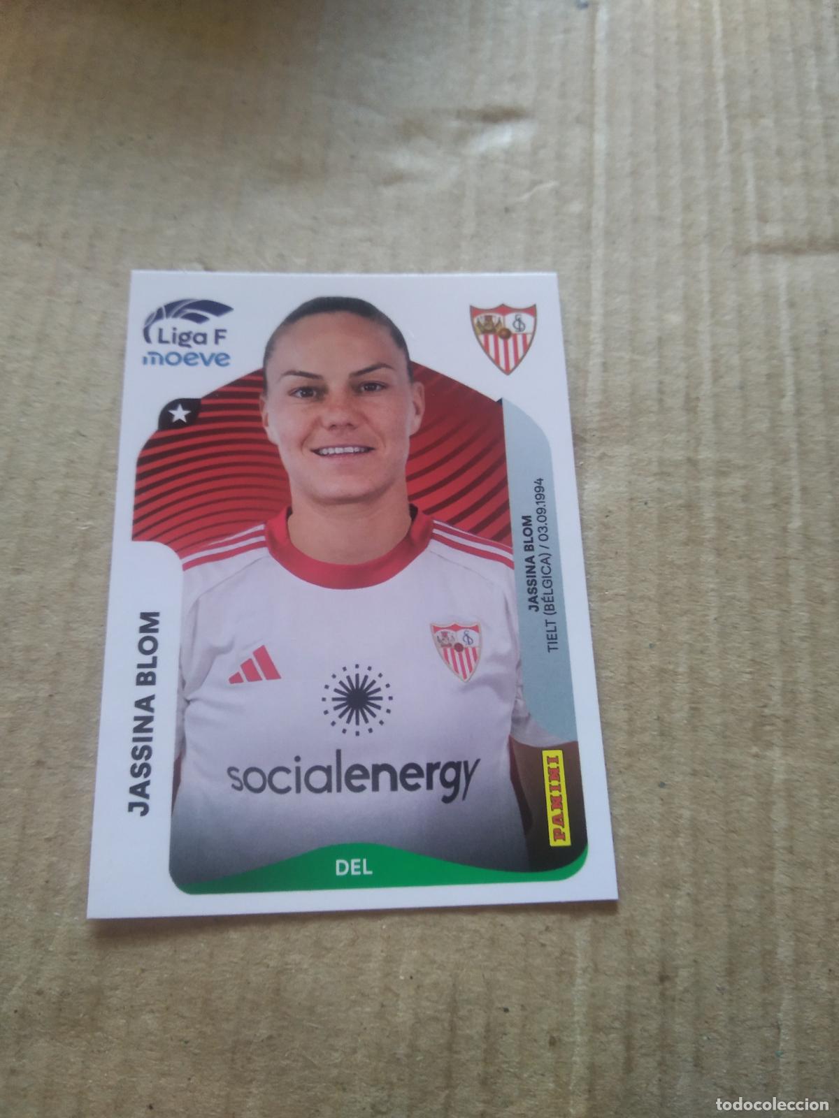 Cromos de f&uacute;tbol: 317A JASSINA BLOM SEVILLA CROMO FUTBOL PANINI LIGA FEMENINA 2025-2026 LIGA F 25-26