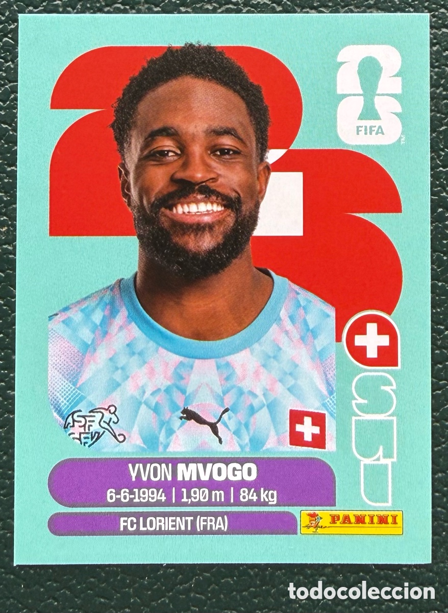 Football Stickers: SUI 3 YVON MVOGO SUIZA CROMOS ALBUM FIFA WORLD CUP MUNDIAL 2026 PANINI