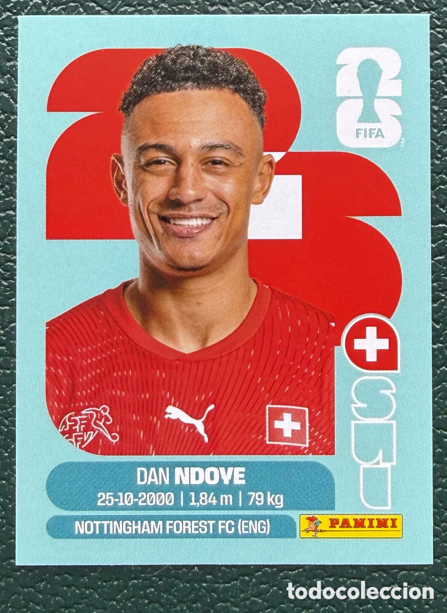 Fu&szlig;ball-Sticker: SUI 19 DAN NDOYE SUIZA CROMOS ALBUM FIFA WORLD CUP MUNDIAL 2026 PANINI