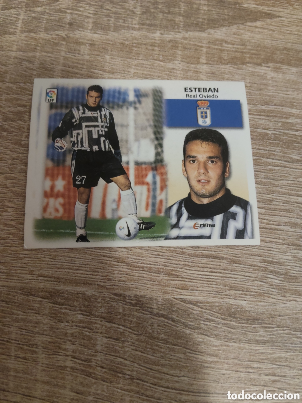 Cromos de f&uacute;tbol: Esteban Real Oviedo liga 1999 2000 99 00 ediciones este