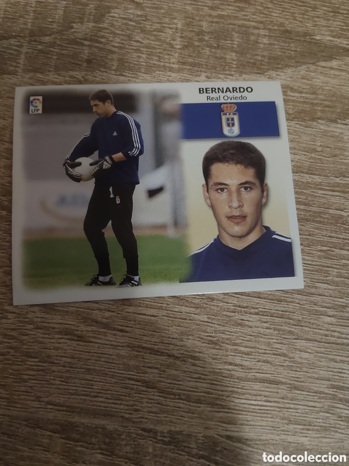 Cromos de f&uacute;tbol: Bernardo Real Oviedo liga 1999 2000 99 00 ediciones este