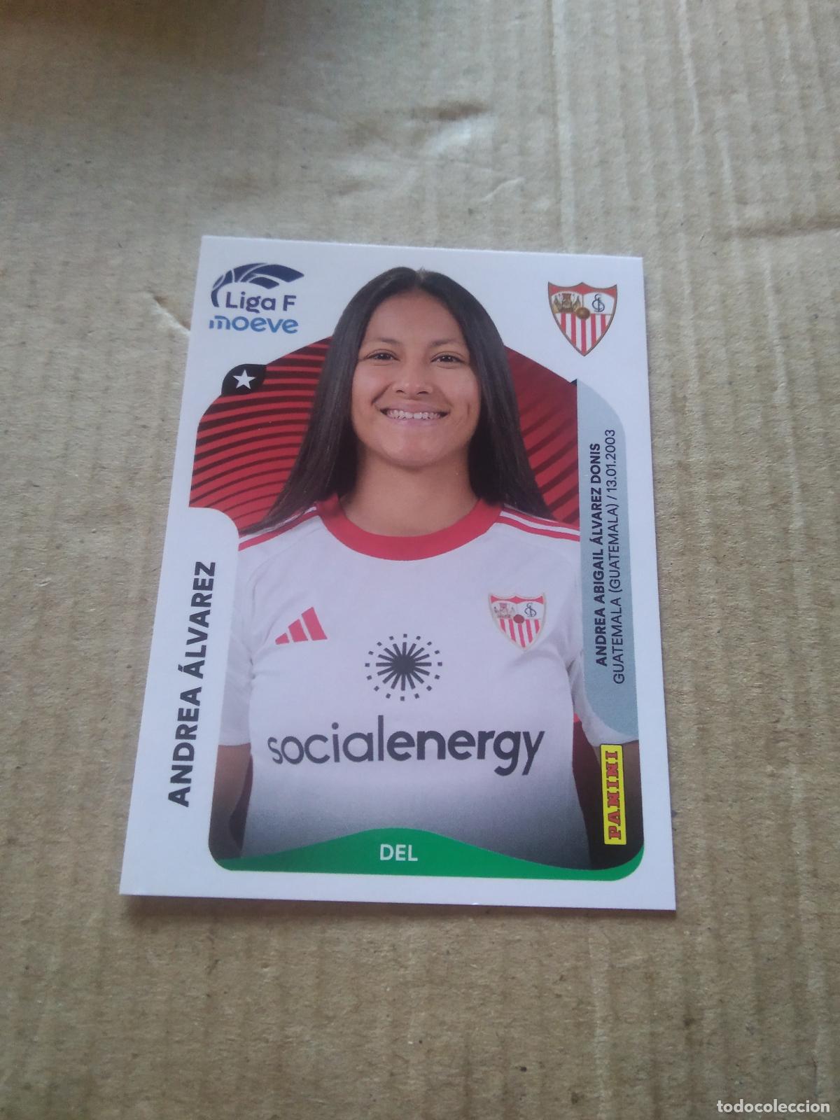 Cromos de f&uacute;tbol: 318 ANDREA ALVAREZ SEVILLA CROMO FUTBOL PANINI LIGA FEMENINA 2025-2026 LIGA F 25-26