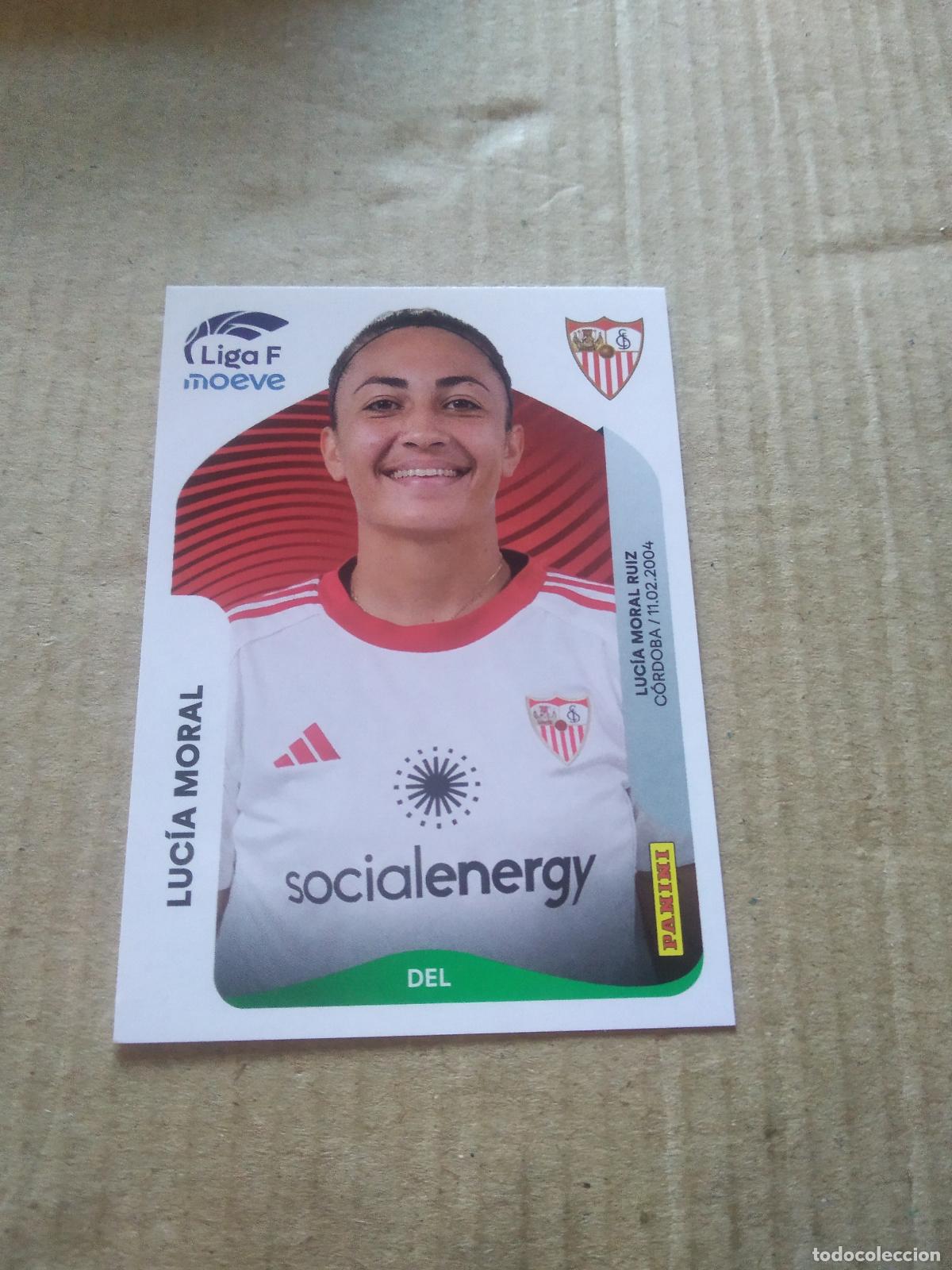 Cromos de f&uacute;tbol: 319 LUCIA MORAL SEVILLA CROMO FUTBOL PANINI LIGA FEMENINA 2025-2026 LIGA F 25-26