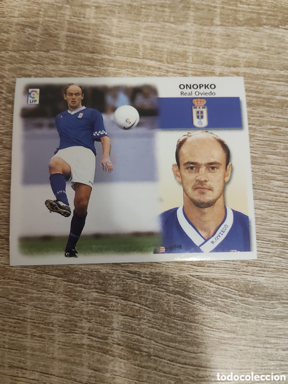 Cromos de f&uacute;tbol: Onopko Real Oviedo liga 1999 2000 99 00 ediciones este