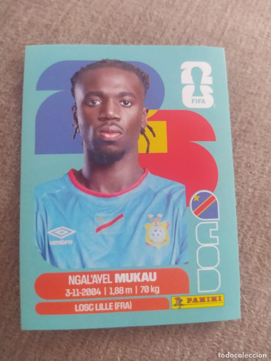 Cromos de f&uacute;tbol: COD 09 COD9 Ngalayel MUKAU 9 RD Congo Mundial 2026 Panini