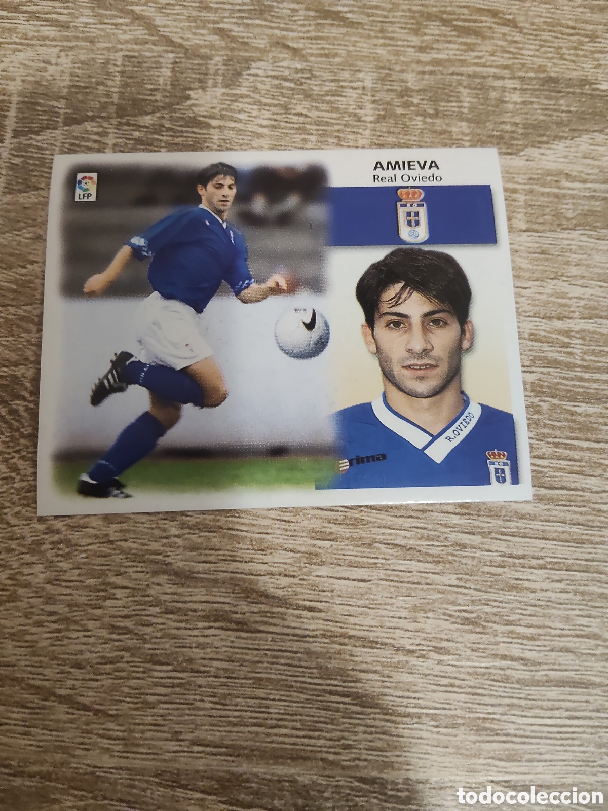 Cromos de f&uacute;tbol: Amieva Real Oviedo liga 1999 2000 99 00 ediciones este