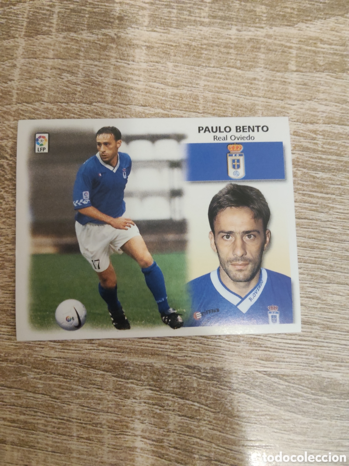 Cromos de f&uacute;tbol: Paulo Bento Real Oviedo liga 1999 2000 99 00 ediciones este