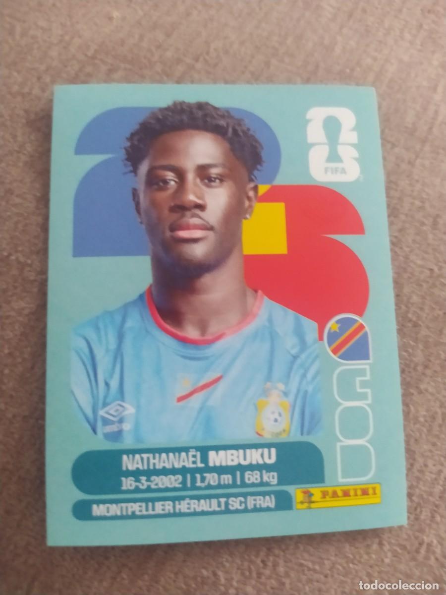 Cromos de f&uacute;tbol: COD 20 COD20 Nathanael MBUKU RD Congo Mundial 2026 Panini