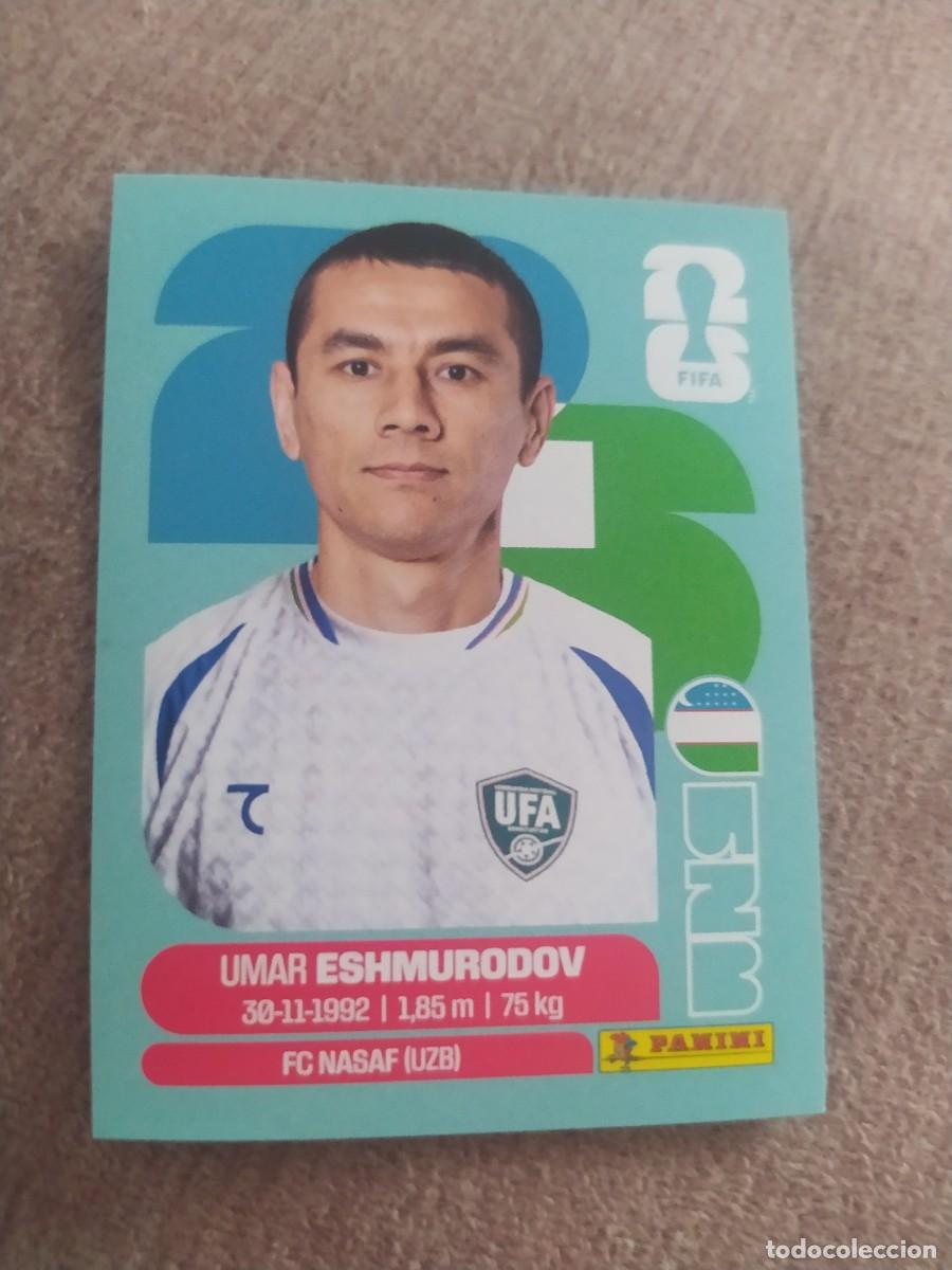Cromos de f&uacute;tbol: UZB 05 UZB5 Umar ESHMURODOV 5 Uzbekist&aacute;n Mundial 2026 Panini