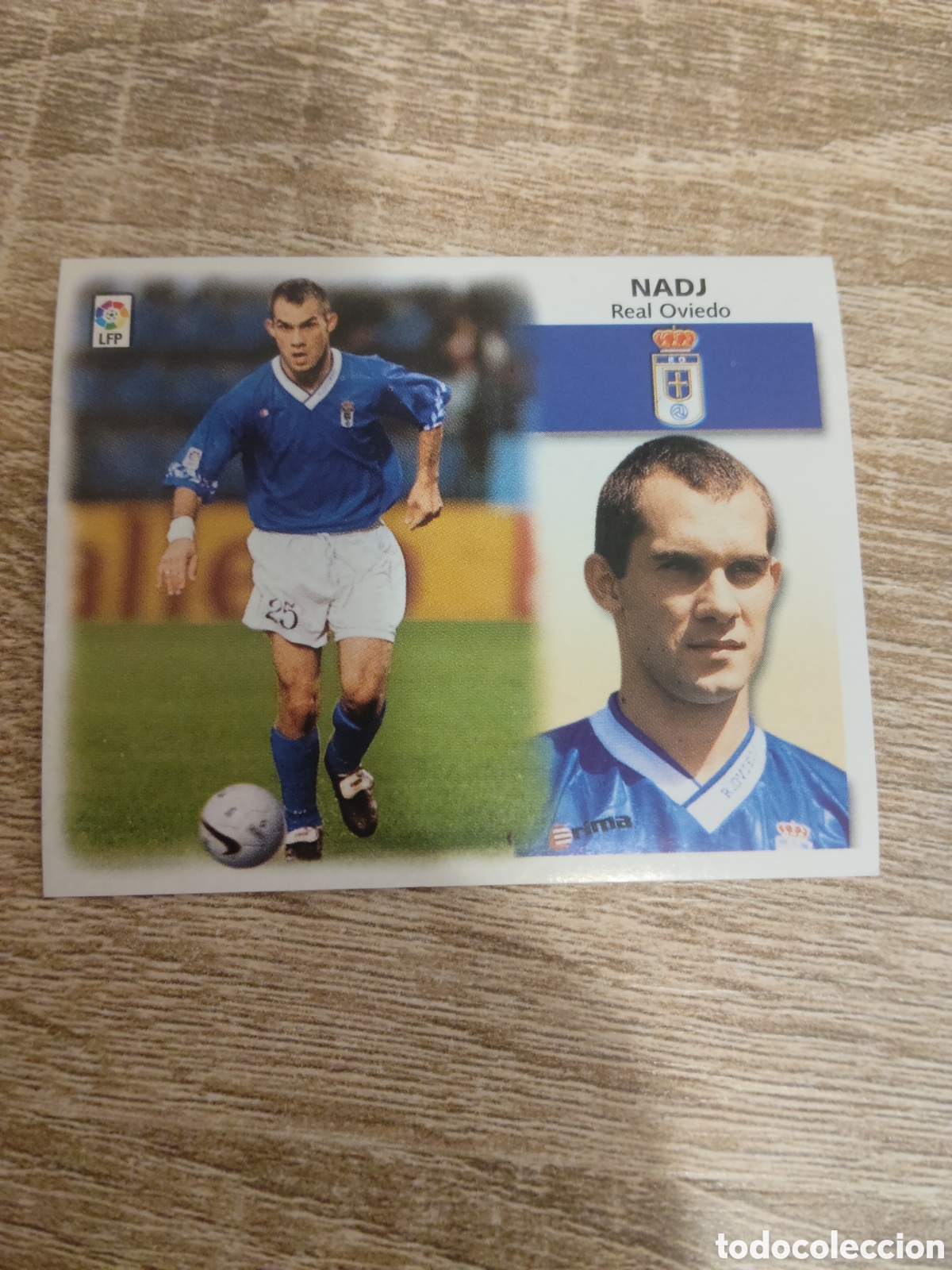 Cromos de f&uacute;tbol: Nadj Real Oviedo liga 1999 2000 99 00 ediciones este