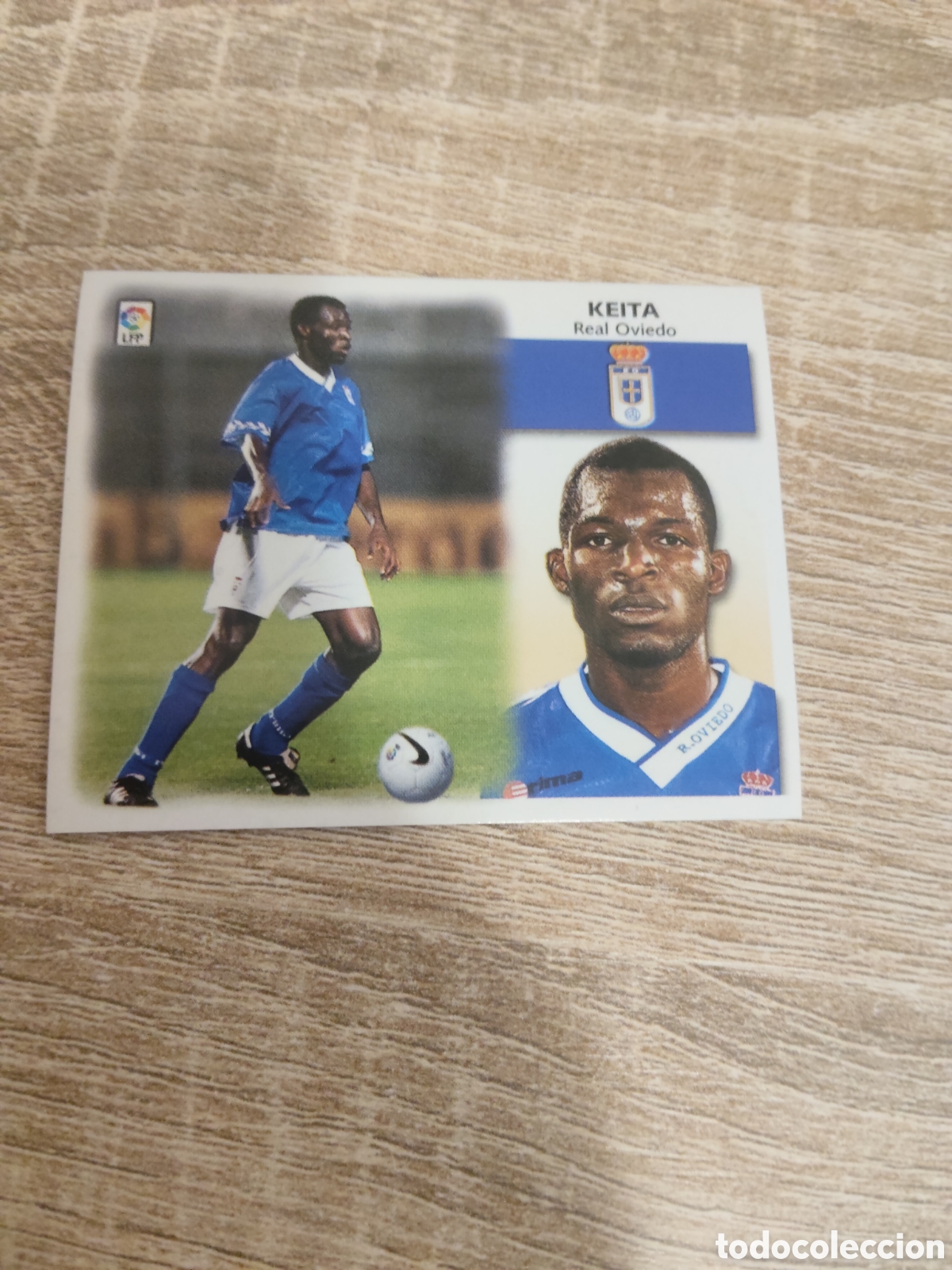 Cromos de f&uacute;tbol: Keita Real Oviedo liga 1999 2000 99 00 ediciones este