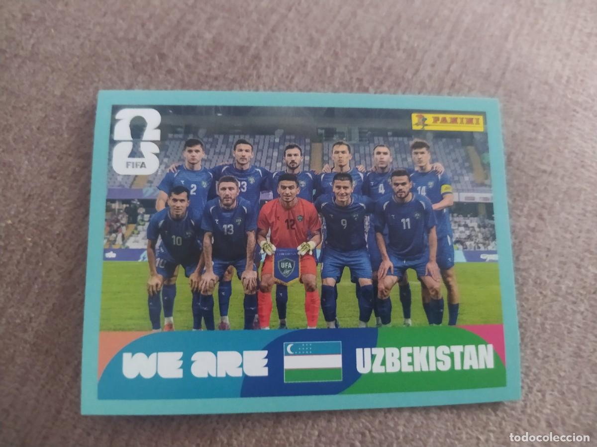 Cromos de f&uacute;tbol: UZB 13 UZB13 EQUIPO Uzbekist&aacute;n Mundial 2026 Panini