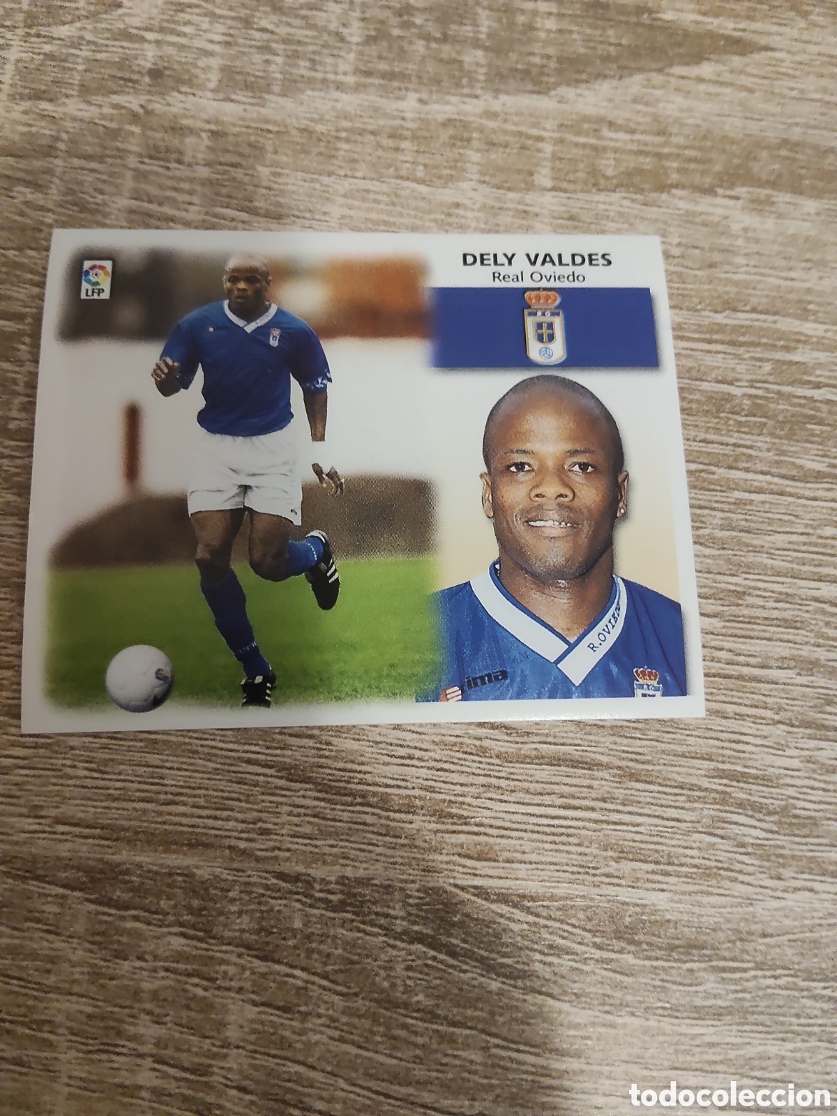 Cromos de f&uacute;tbol: Dely Vald&eacute;s Real Oviedo liga 1999 2000 99 00 ediciones este