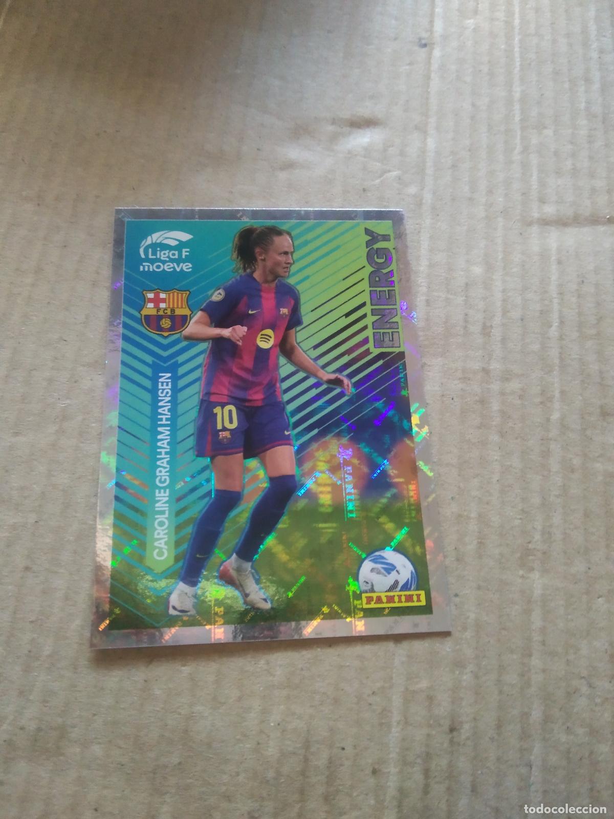 Cromos de f&uacute;tbol: 334 CAROLINE GRAHAM HANSEN BARCELONA BAR&Ccedil;A CROMO FUTBOL PANINI LIGA FEMENINA 2025-2026 LIGA F 25-26