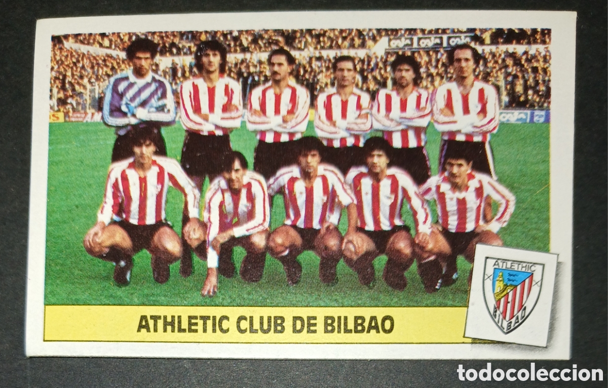 Cromos de f&uacute;tbol: CROMO ALINEACION ATHLETIC CLUB DE BILBAO - LIGA ESTE 86/87 (1986 1987) - NUNCA PEGADO - NUEVO