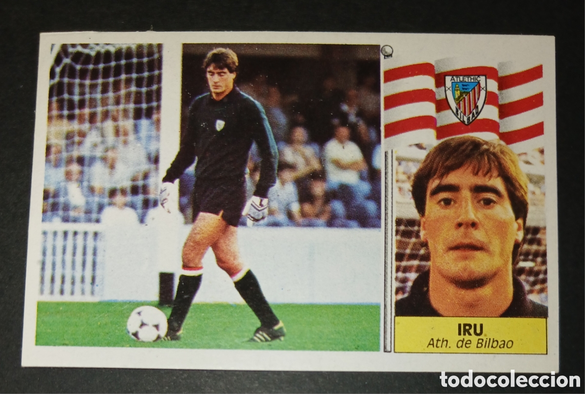 Cromos de f&uacute;tbol: Cromo Iru - Athletic Club de Bilbao - Ediciones Este - Liga 86/87 (1986-1987) Nuevo Sin Pegar