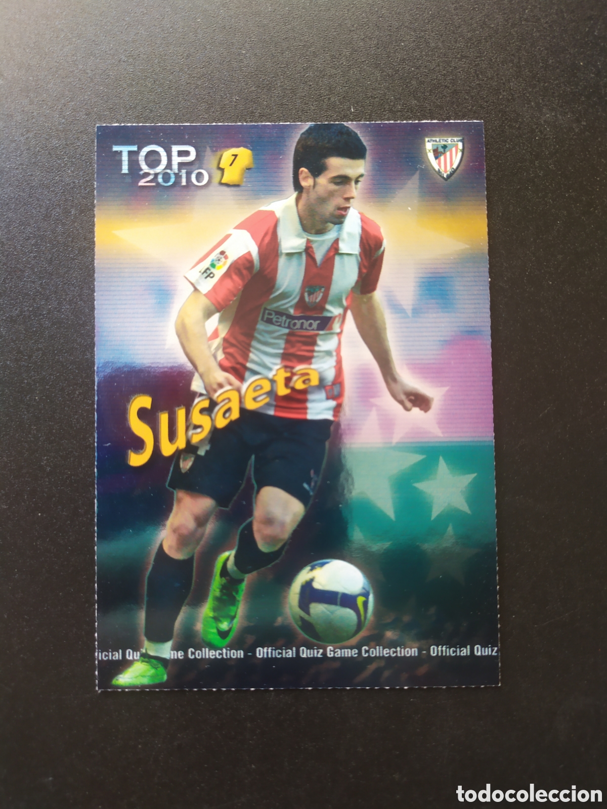 Cromos de f&uacute;tbol: Mundicromo fichas Liga 2009 2010 09 10 Susaeta top brillo azul n&deg; 603 Athletic Bilbao
