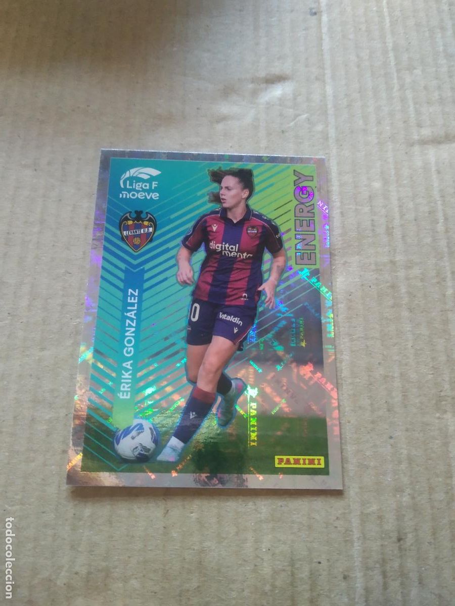 Cromos de f&uacute;tbol: 338 ERIKA GONZALEZ LEVANTE CROMO FUTBOL PANINI LIGA FEMENINA 2025-2026 LIGA F 25-26