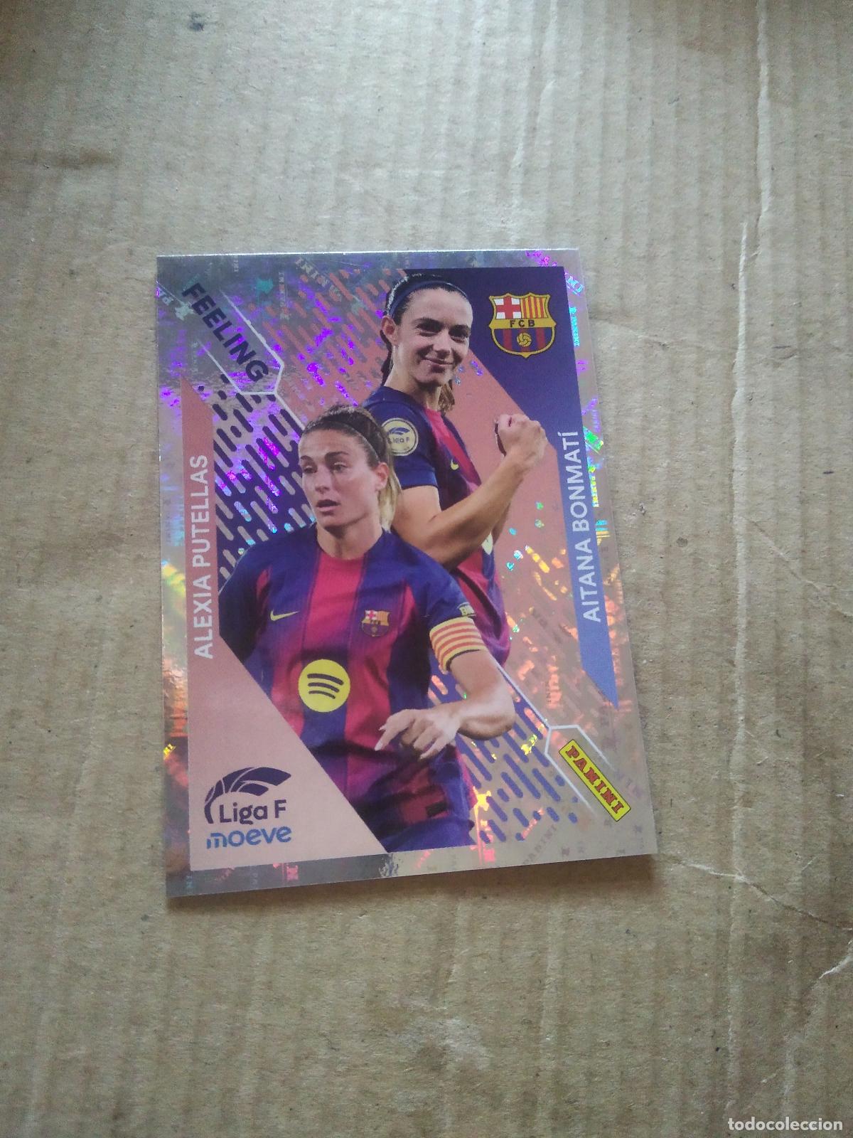 Cromos de f&uacute;tbol: 364 ALEXIA PUTELLAS AITANA BONMATI BAR&Ccedil;A CROMO FUTBOL PANINI LIGA FEMENINA 2025-2026 LIGA F 25-26