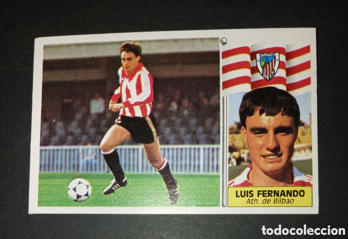 Cromos de f&uacute;tbol: Cromo Luis Fernando - Athletic Club Bilbao - Ediciones Este Liga 86/87 (1986 1987) Nuevo Sin Pegar