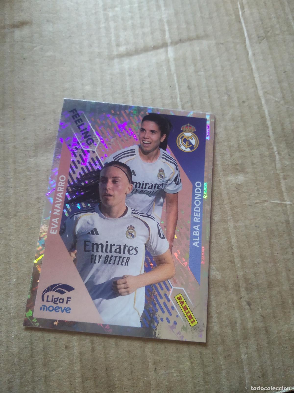 Cromos de f&uacute;tbol: 366 EVA NAVARRO ALBA REDONDO REAL MADRID CROMO FUTBOL PANINI LIGA FEMENINA 2025-2026 LIGA F 25-26