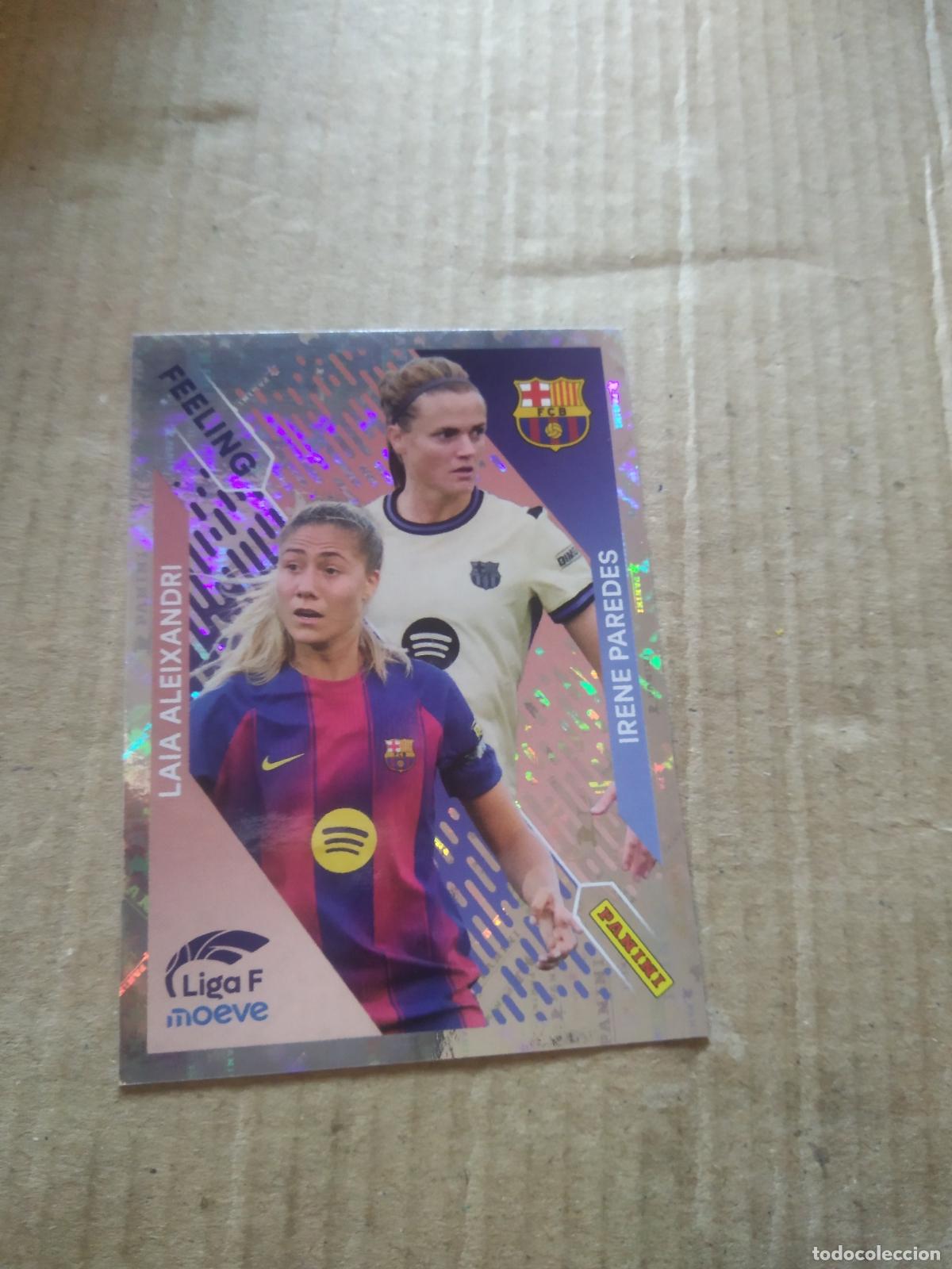 Cromos de f&uacute;tbol: 367 LAIA ALEIXANDRI IRENE PAREDES BAR&Ccedil;A CROMO FUTBOL PANINI LIGA FEMENINA 2025-2026 LIGA F 25-26