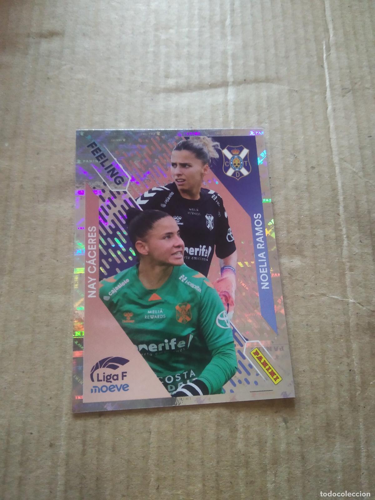 Cromos de f&uacute;tbol: 370 NAY CACERES NOELIA RAMOS TENERIFE CROMO FUTBOL PANINI LIGA FEMENINA 2025-2026 LIGA F 25-26