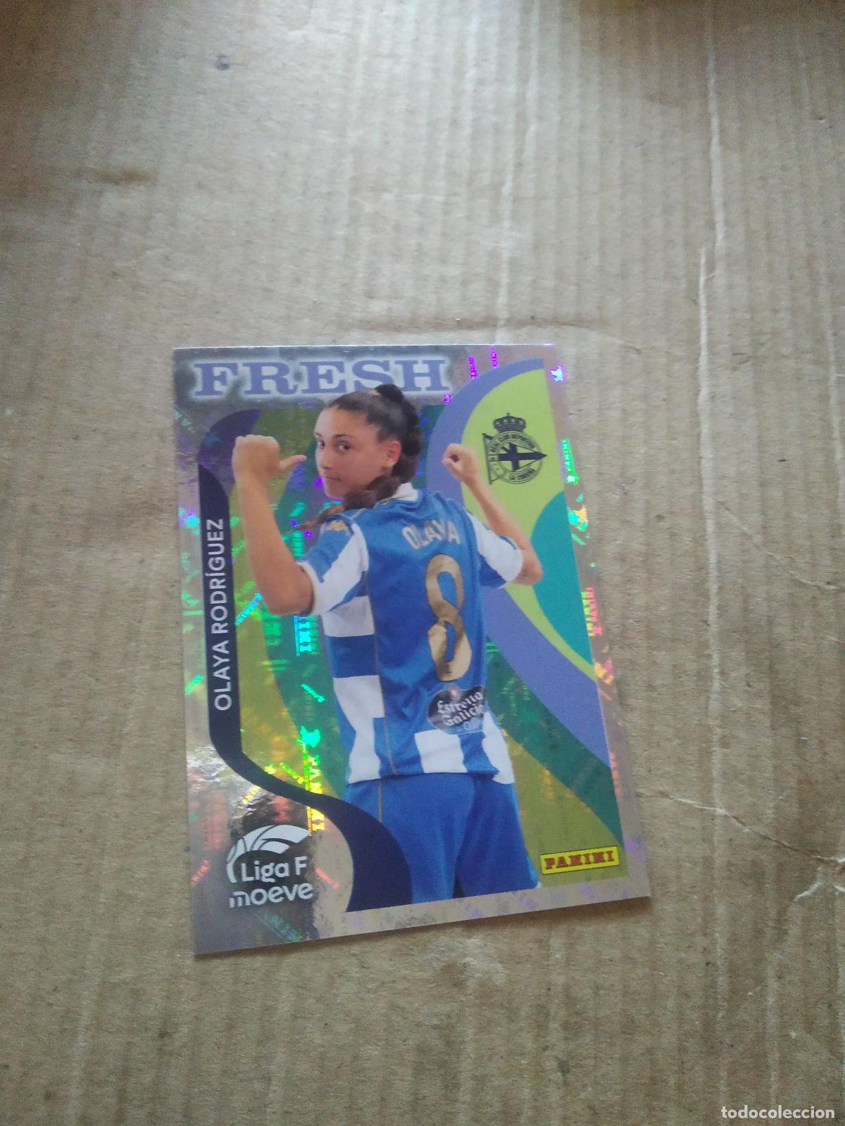 Cromos de f&uacute;tbol: 378 OLAYA RODRIGUEZ DEPORTIVO CORU&Ntilde;A CROMO FUTBOL PANINI LIGA FEMENINA 2025-2026 LIGA F 25-26