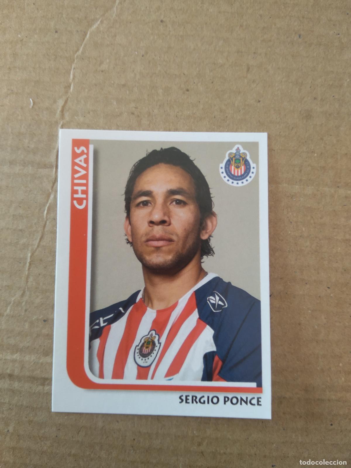Cromos de f&uacute;tbol: SERGIO PONCE CHIVAS CROMO STICKER ESTAMPA PANINI LIGA M&Eacute;XICO F&Uacute;TBOL SUPERFUTBOL 2009
