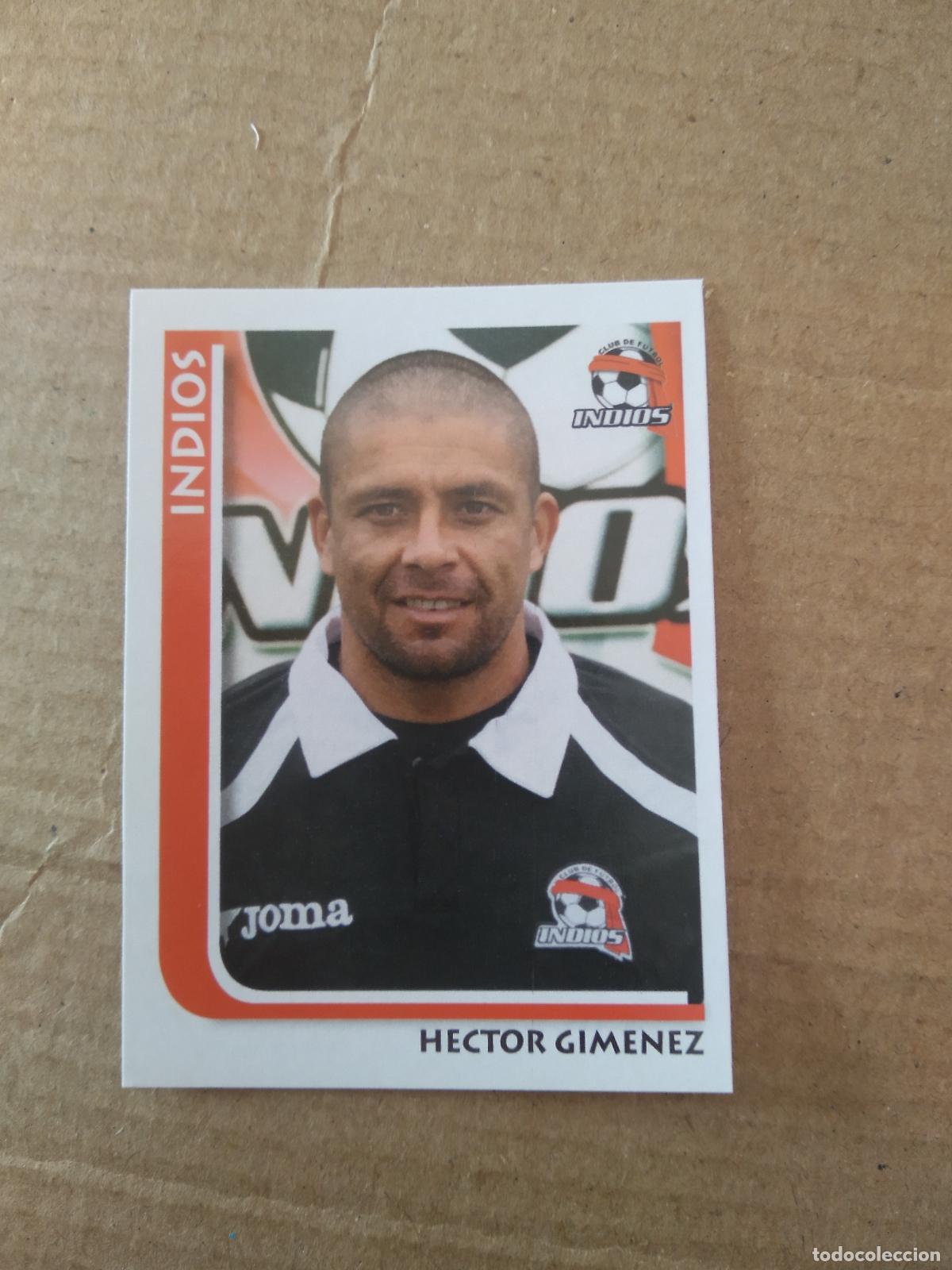 Cromos de f&uacute;tbol: HECTOR GIMENEZ INDIOS CROMO STICKER ESTAMPA PANINI LIGA M&Eacute;XICO F&Uacute;TBOL SUPERFUTBOL 2009