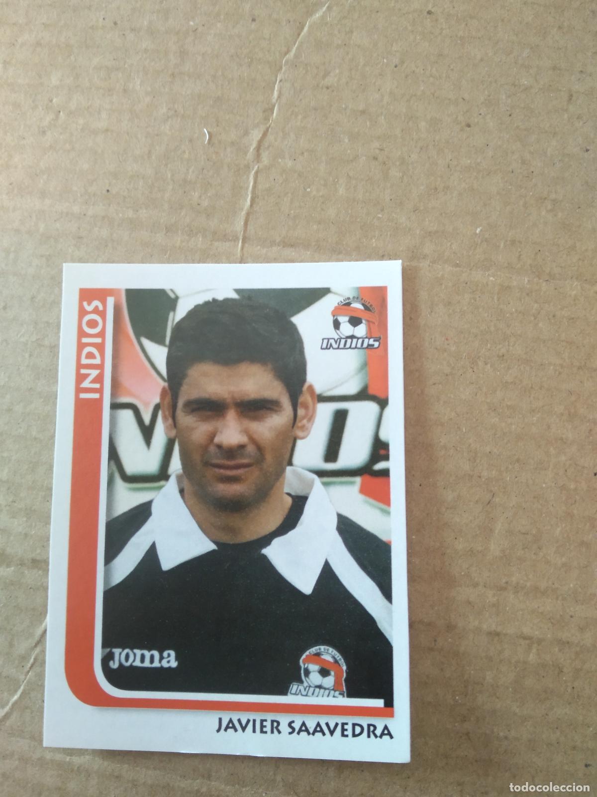 Cromos de f&uacute;tbol: JAVIER SAAVEDRA INDIOS CROMO STICKER ESTAMPA PANINI LIGA M&Eacute;XICO F&Uacute;TBOL SUPERFUTBOL 2009