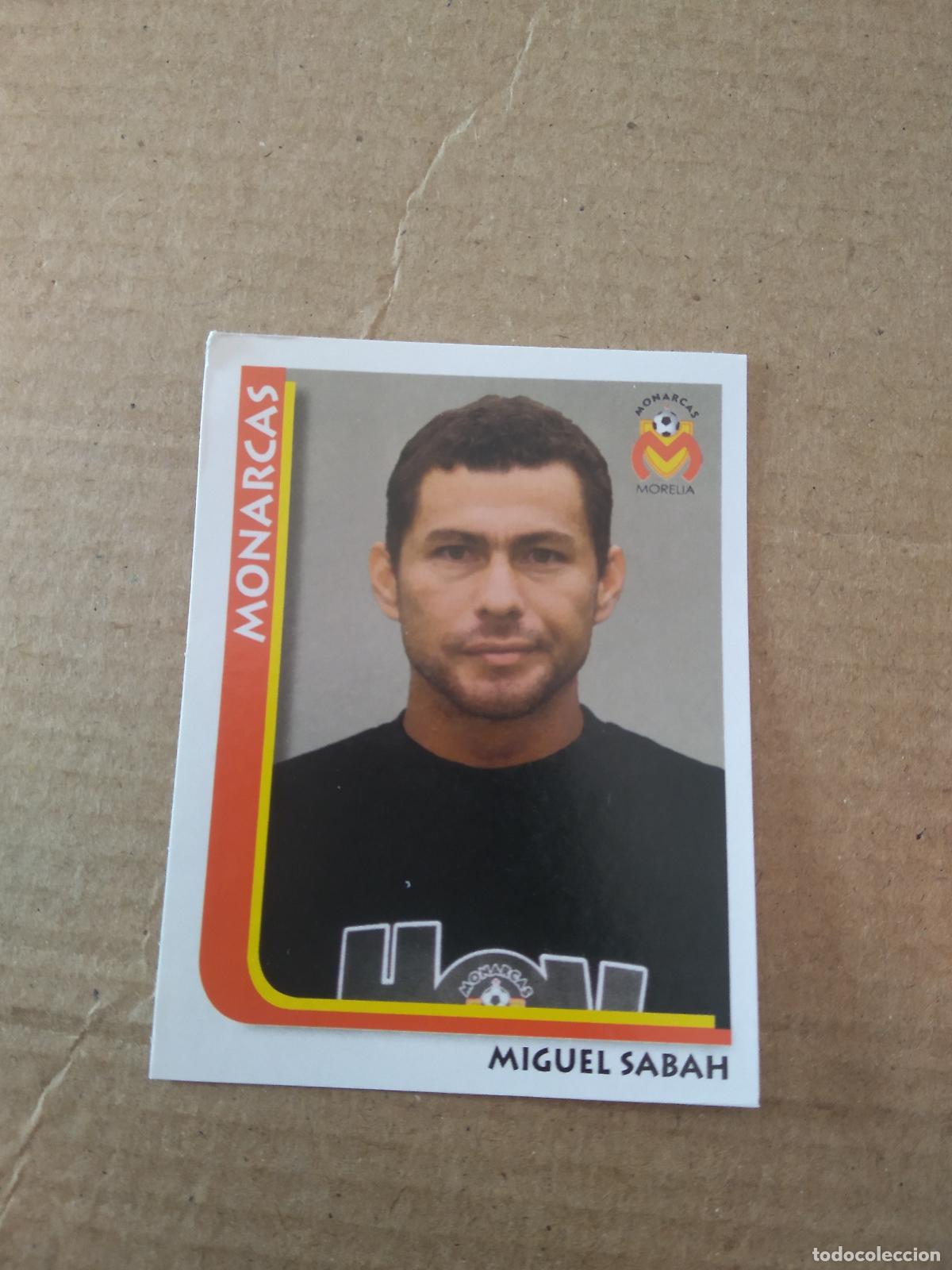 Cromos de f&uacute;tbol: MIGUEL SABAH MONARCAS CROMO STICKER ESTAMPA PANINI LIGA M&Eacute;XICO F&Uacute;TBOL SUPERFUTBOL 2009