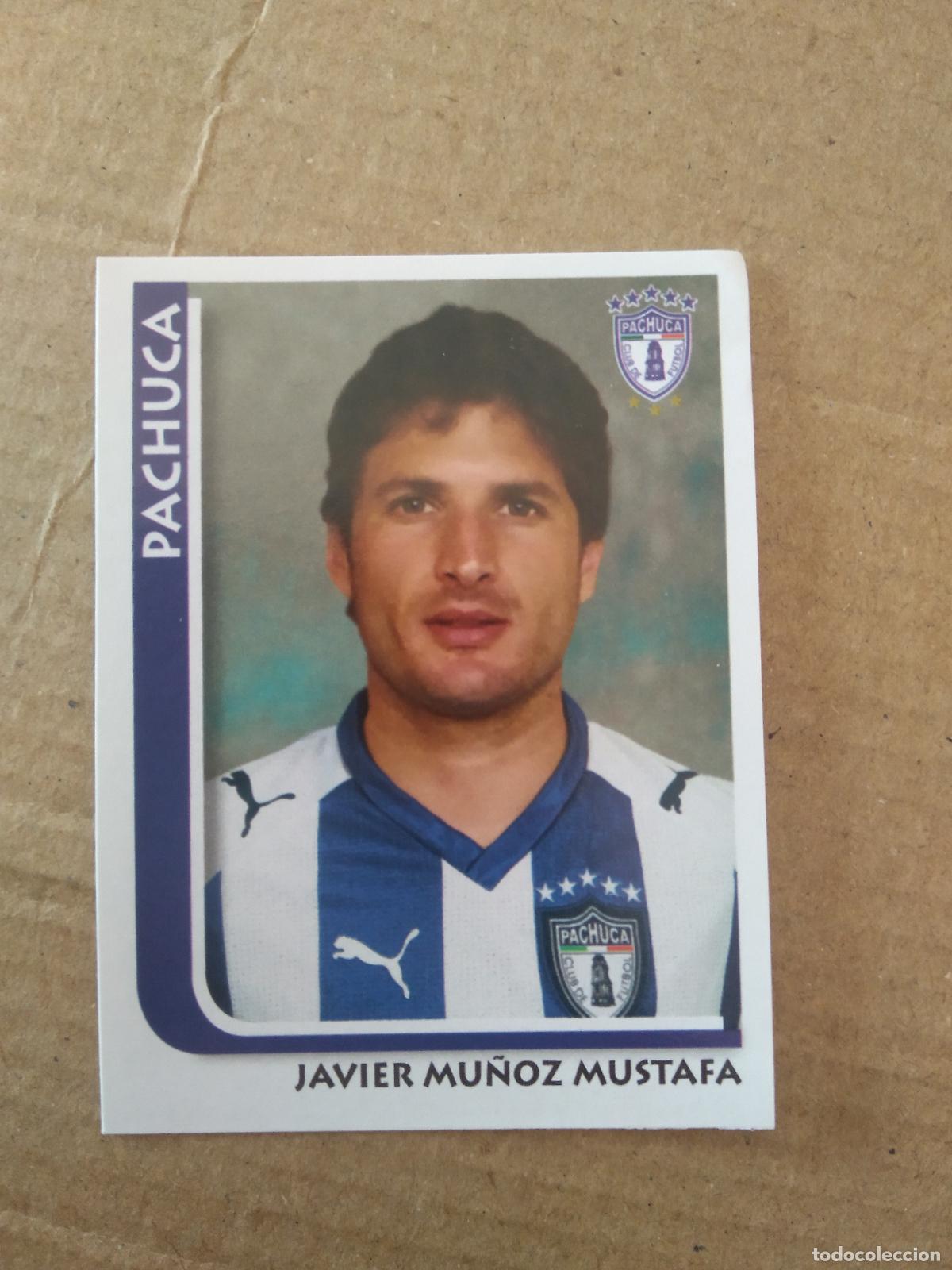 Cromos de f&uacute;tbol: JAVIER MU&Ntilde;OZ MUSTAFA PACHUCA CROMO STICKER ESTAMPA PANINI LIGA M&Eacute;XICO F&Uacute;TBOL SUPERFUTBOL 2009