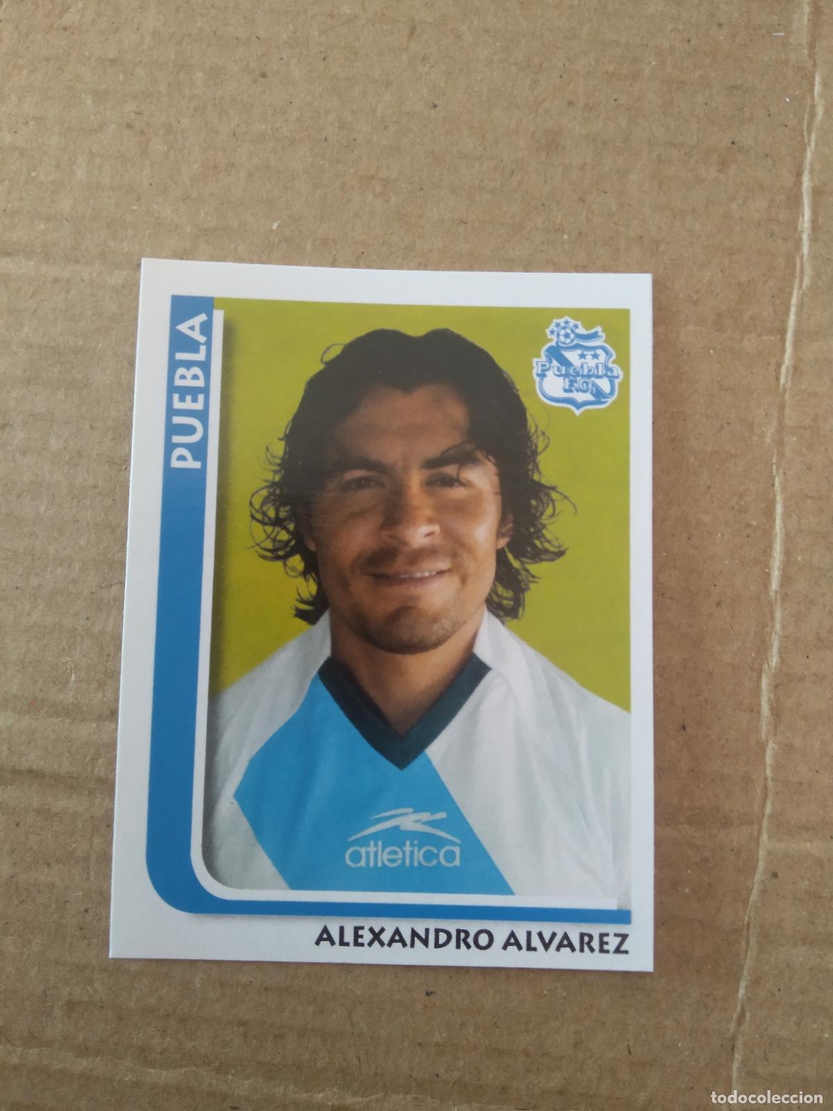 Cromos de f&uacute;tbol: ALEXANDRO ALVAREZ PUEBLA CROMO STICKER ESTAMPA PANINI LIGA M&Eacute;XICO F&Uacute;TBOL SUPERFUTBOL 2009