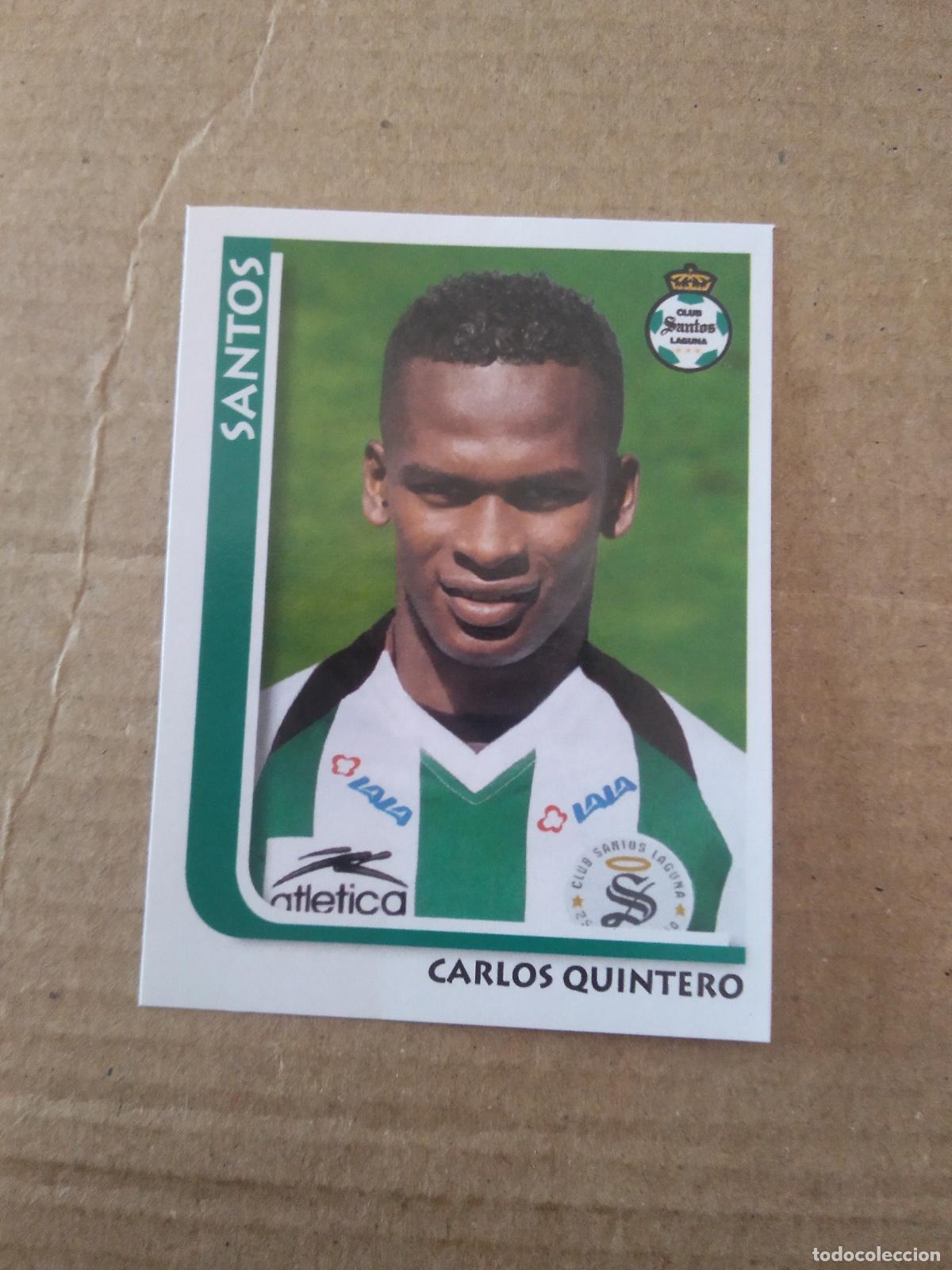 Cromos de f&uacute;tbol: CARLOS QUINTERO SANTOS CROMO STICKER ESTAMPA PANINI LIGA M&Eacute;XICO F&Uacute;TBOL SUPERFUTBOL 2009