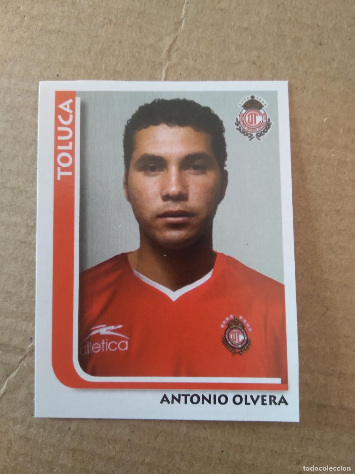 Cromos de f&uacute;tbol: ANTONIO OLVERA TOLUCA CROMO STICKER ESTAMPA PANINI LIGA M&Eacute;XICO F&Uacute;TBOL SUPERFUTBOL 2009