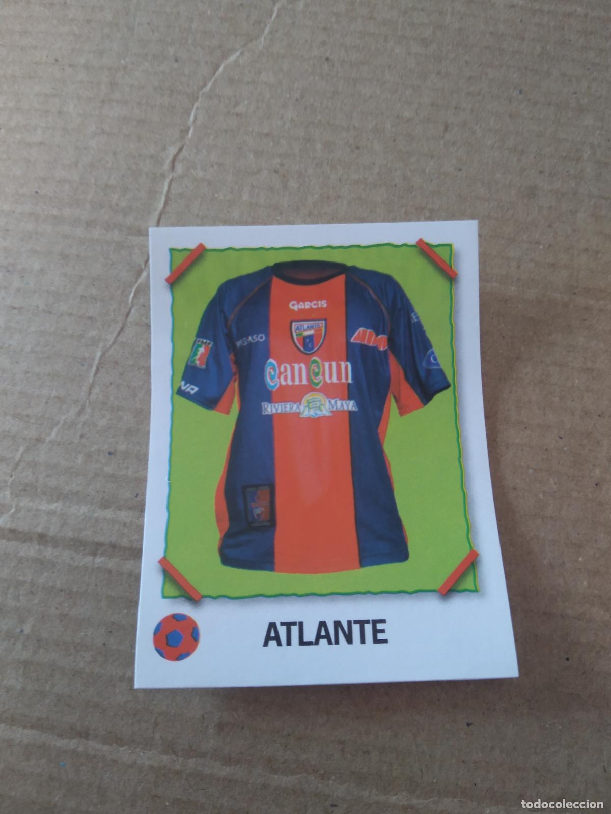 Cromos de f&uacute;tbol: camiseta atlante CROMO PANINI LIGA M&Eacute;XICO F&Uacute;TBOL SUPERFUTBOL SUPER FUTBOL ACTUALIZACION 2007