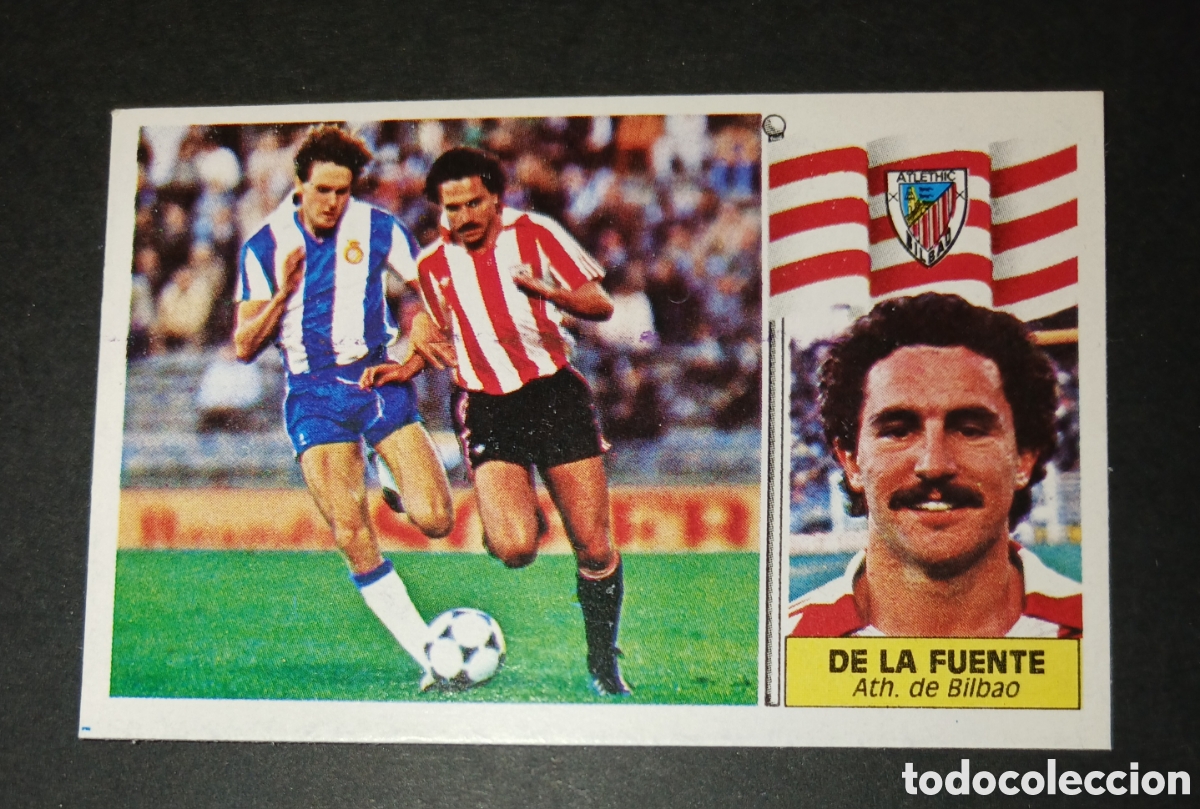 Cromos de f&uacute;tbol: Cromo De La Fuente - Athletic Club de Bilbao - Ediciones Este - Liga 1986/1987 (86/87) - Sin Pegar