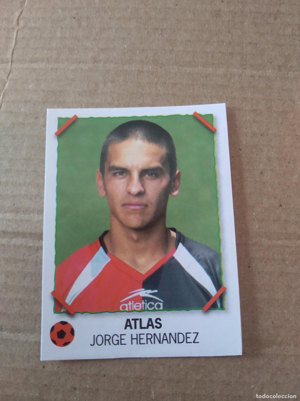 Cromos de f&uacute;tbol: JORGE HERNANDEZ ATLAS CROMO PANINI LIGA M&Eacute;XICO F&Uacute;TBOL SUPERFUTBOL SUPER FUTBOL 2007