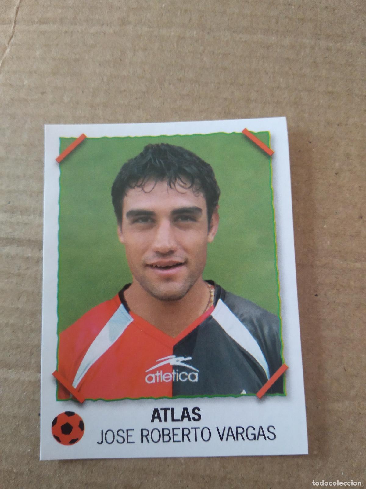 Cromos de f&uacute;tbol: JOSE ROBERTO VARGAS ATLAS CROMO PANINI LIGA M&Eacute;XICO F&Uacute;TBOL SUPERFUTBOL SUPER FUTBOL 2007