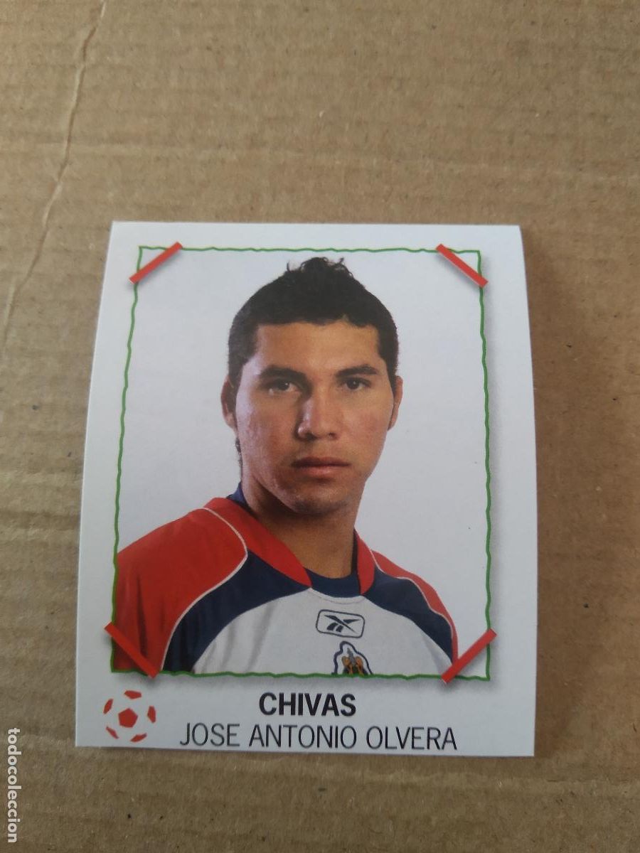 Cromos de f&uacute;tbol: JOSE ANTONIO OLVERA CHIVAS CROMO PANINI LIGA M&Eacute;XICO F&Uacute;TBOL SUPERFUTBOL SUPER FUTBOL 2007