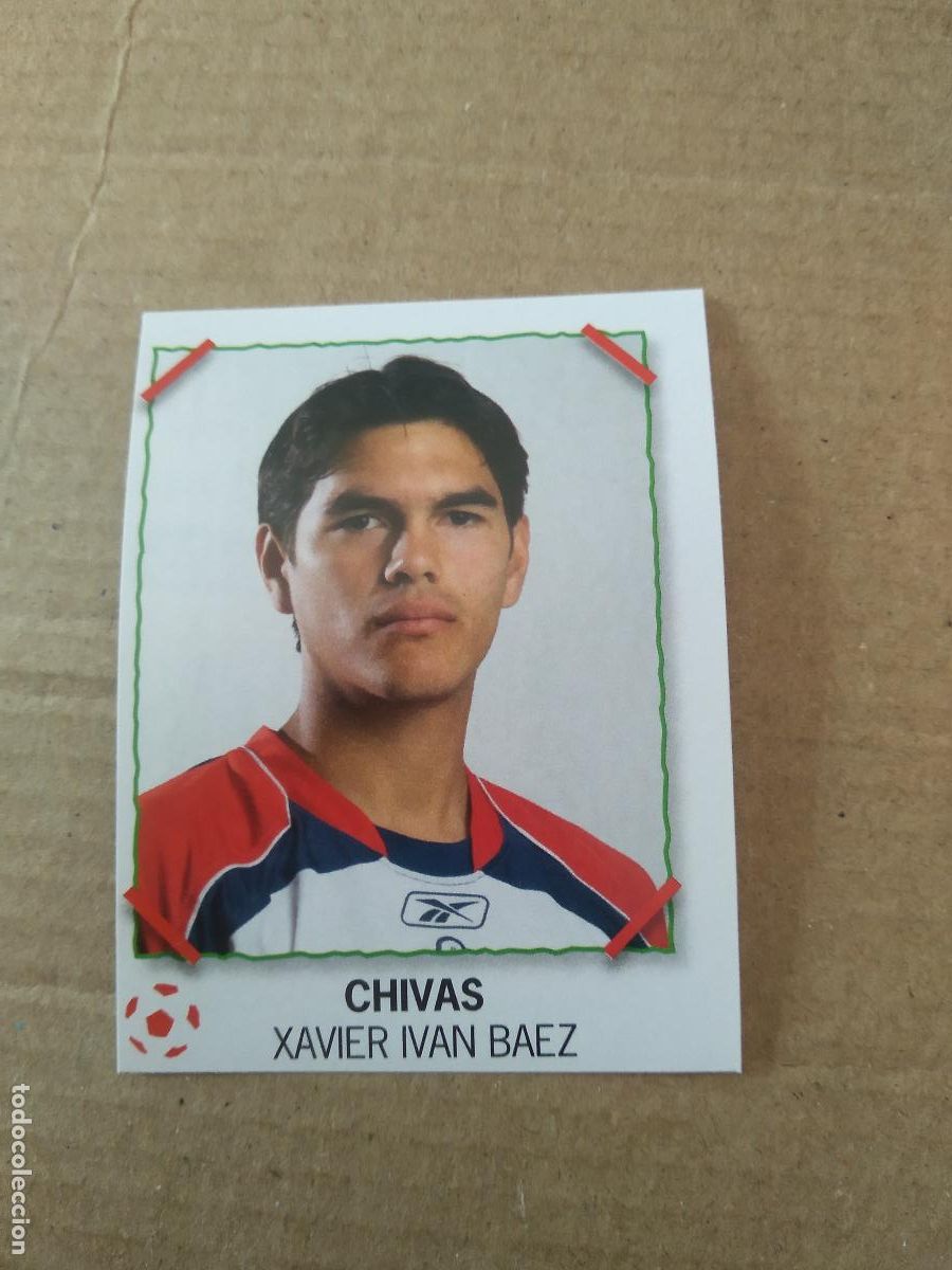 Cromos de f&uacute;tbol: XAVIER IVAN BAEZ CHIVAS CROMO PANINI LIGA M&Eacute;XICO F&Uacute;TBOL SUPERFUTBOL SUPER FUTBOL 2007