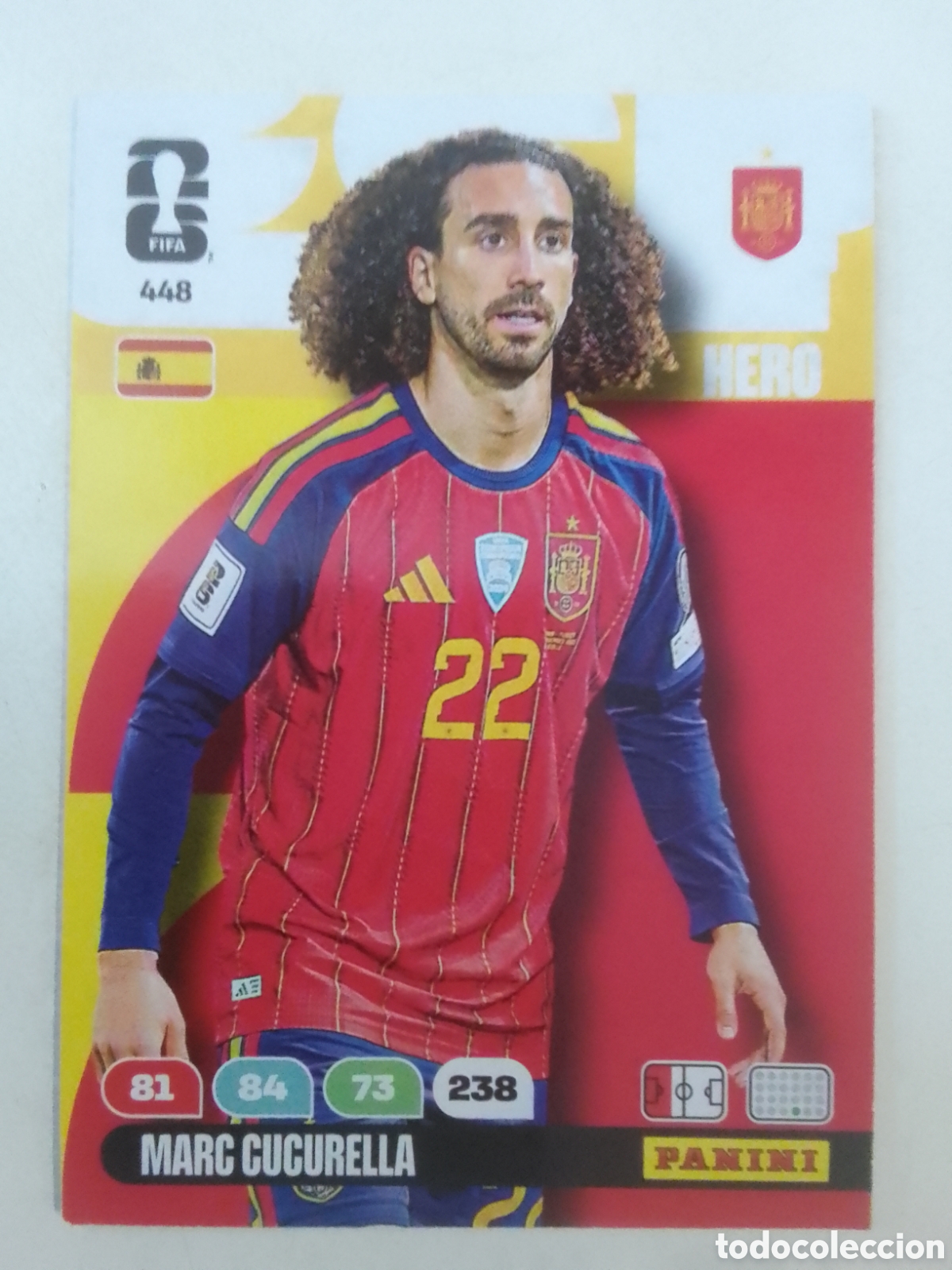 Cromos de f&uacute;tbol: Adrenalyn XL FIFA WORLD CUP 2026 n&deg; 448 Cucurella &bull; Espa&ntilde;a.