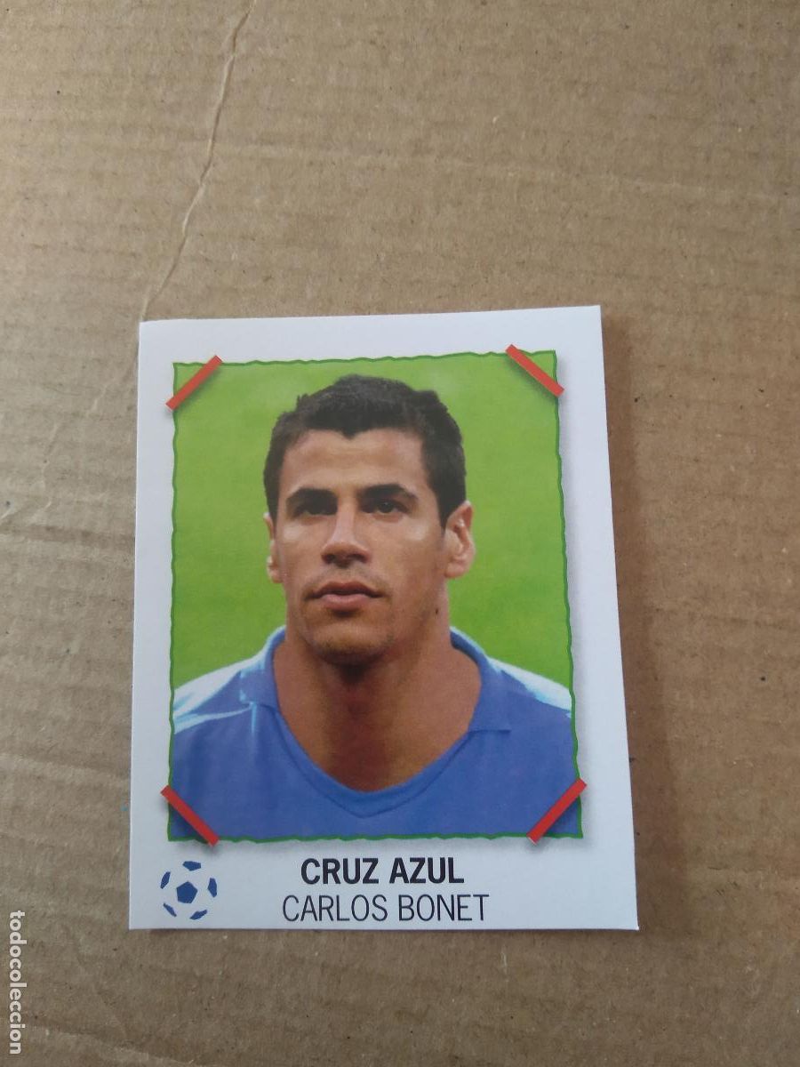 Cromos de f&uacute;tbol: CARLOS BONET CRUZ AZUL CROMO PANINI LIGA M&Eacute;XICO F&Uacute;TBOL SUPERFUTBOL SUPER FUTBOL 2007
