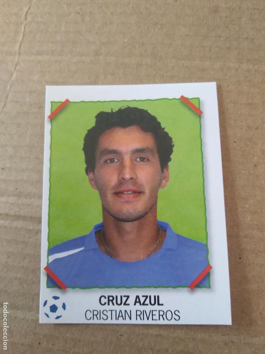 Cromos de f&uacute;tbol: CRISTIAN RIVEROS CRUZ AZUL CROMO PANINI LIGA M&Eacute;XICO F&Uacute;TBOL SUPERFUTBOL SUPER FUTBOL 2007