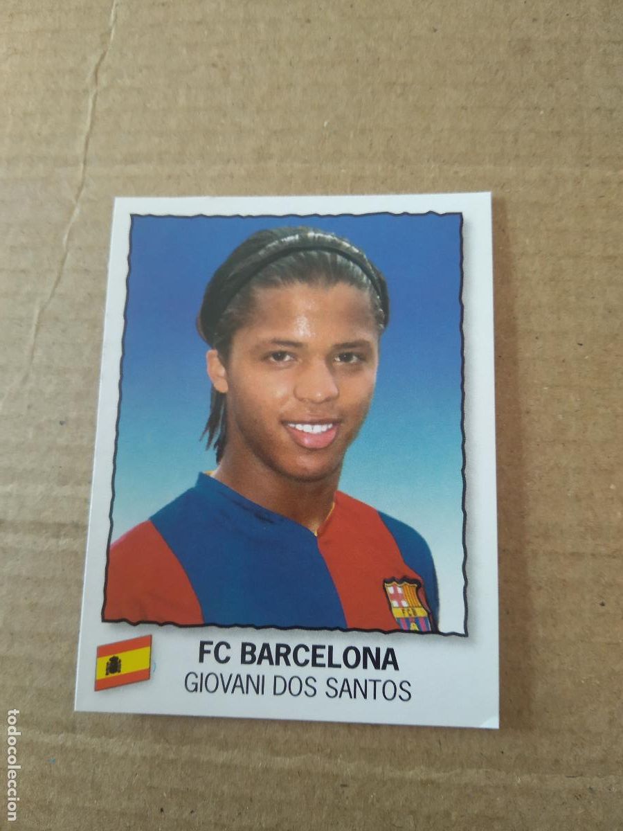 Cromos de f&uacute;tbol: GIOVANI DOS SANTOS BARCELONA BAR&Ccedil;A CROMO PANINI LIGA M&Eacute;XICO F&Uacute;TBOL SUPERFUTBOL SUPER FUTBOL 2007