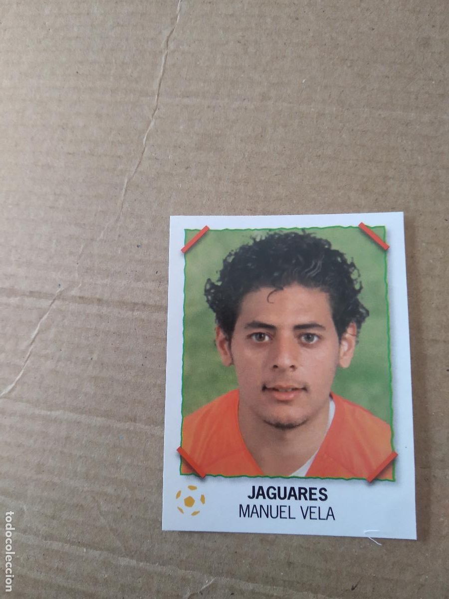 Cromos de f&uacute;tbol: MANUEL VELA JAGUARES CROMO PANINI LIGA M&Eacute;XICO F&Uacute;TBOL SUPERFUTBOL SUPER FUTBOL 2007