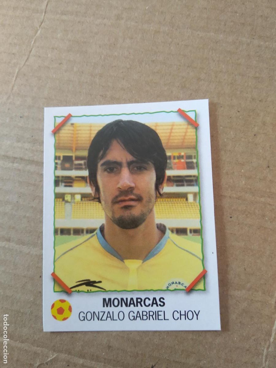 Cromos de f&uacute;tbol: GONZALO GABRIEL CHOY MONARCAS CROMO PANINI LIGA M&Eacute;XICO F&Uacute;TBOL SUPERFUTBOL SUPER FUTBOL 2007