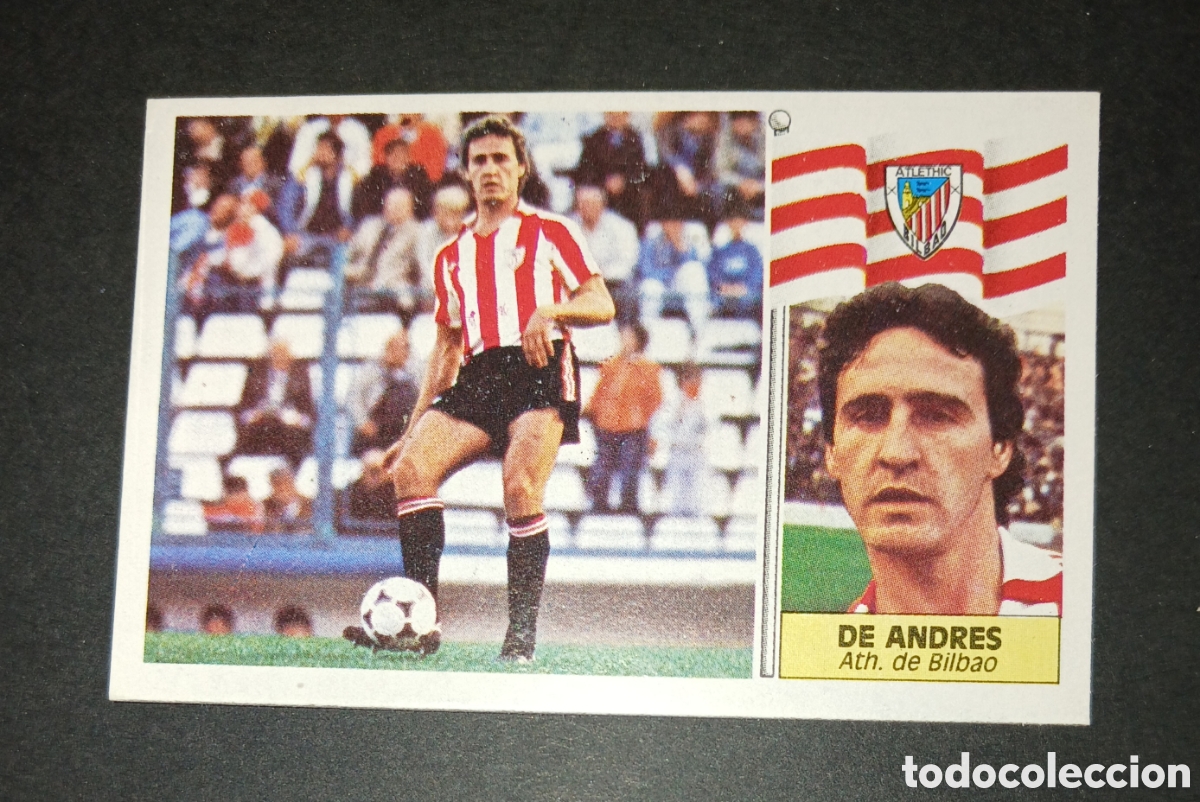 Cromos de f&uacute;tbol: Cromo De Andr&eacute;s - Athletic Club Bilbao - Ediciones Este Liga 1986 1987 (86/87) - Sin Pegar