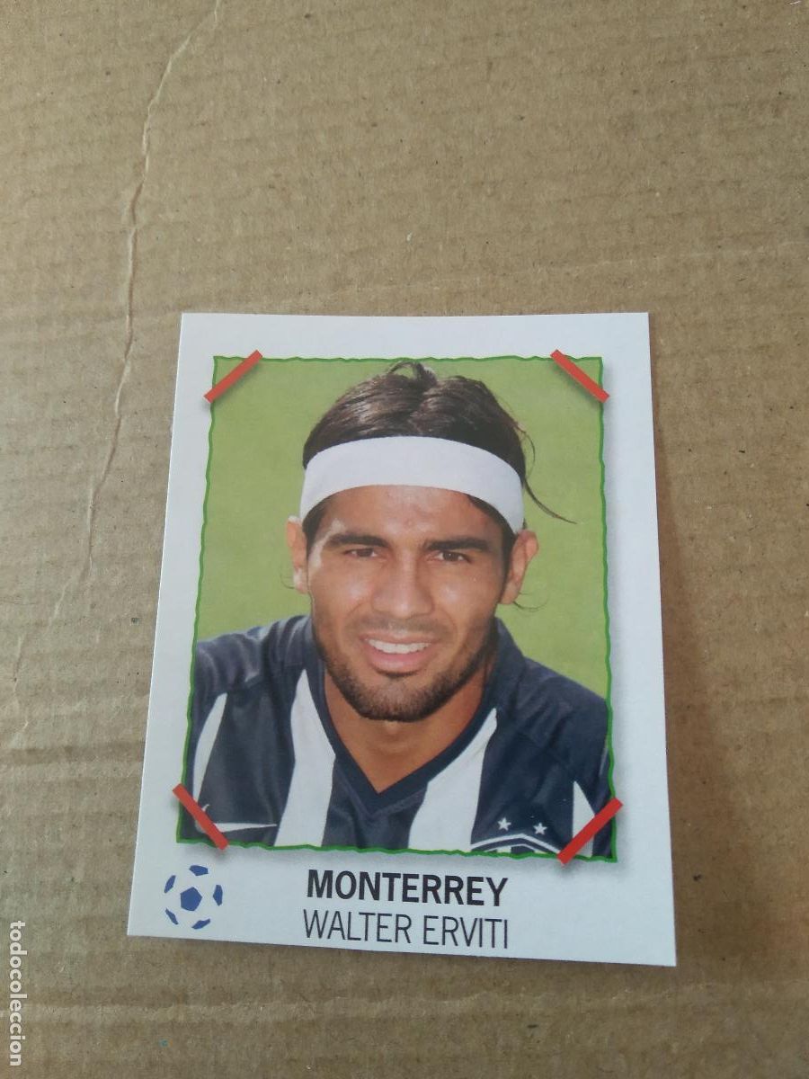 Cromos de f&uacute;tbol: WALTER ERVITI MONTERREY CROMO PANINI LIGA M&Eacute;XICO F&Uacute;TBOL SUPERFUTBOL SUPER FUTBOL 2007